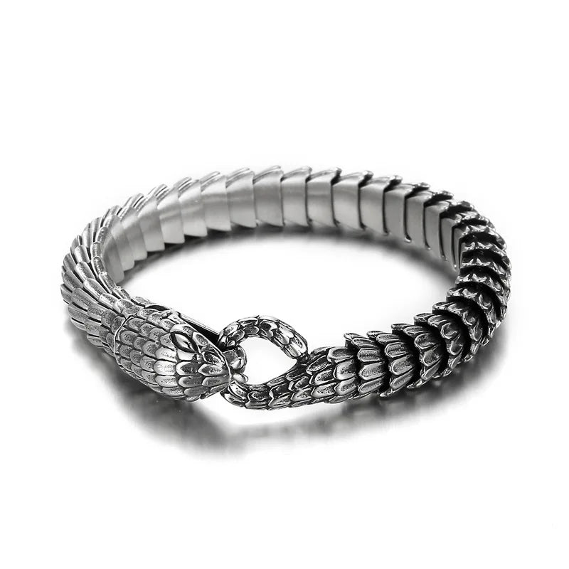 Vintage Snake Men Bracelets