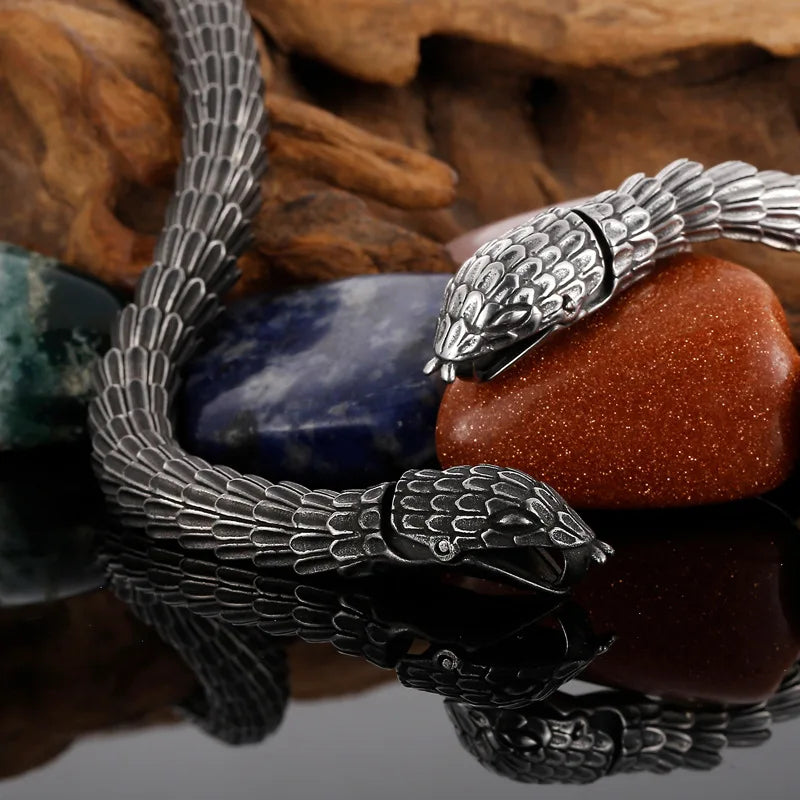Vintage Snake Men Bracelets