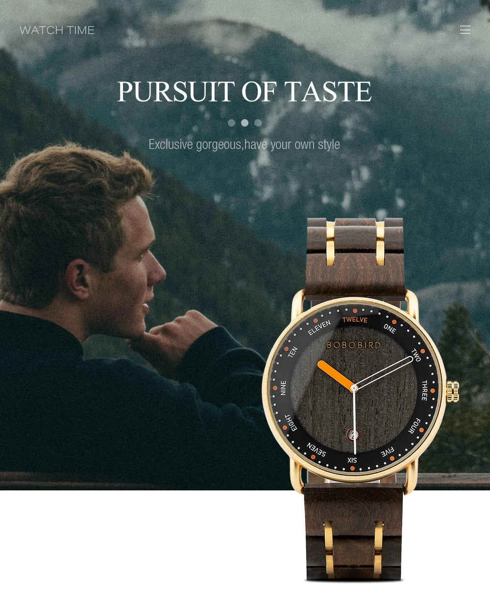 Wooden watch 